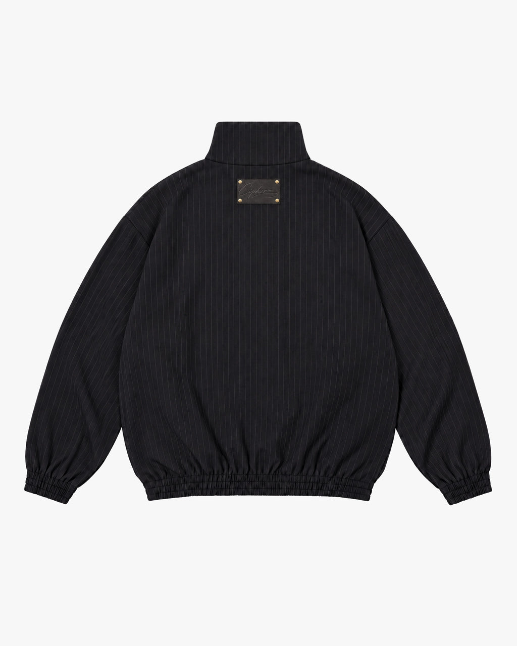 Pinstriped Blouson Jacket