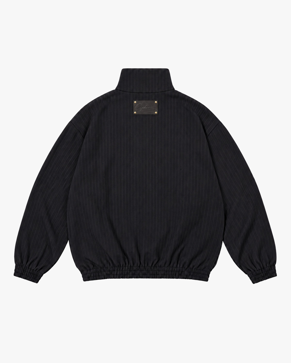Pinstriped Blouson Jacket
