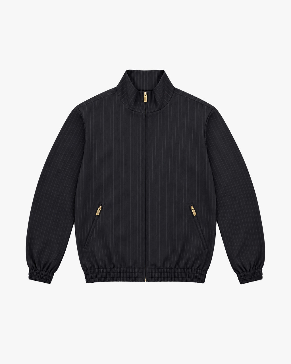 Pinstriped Blouson Jacket
