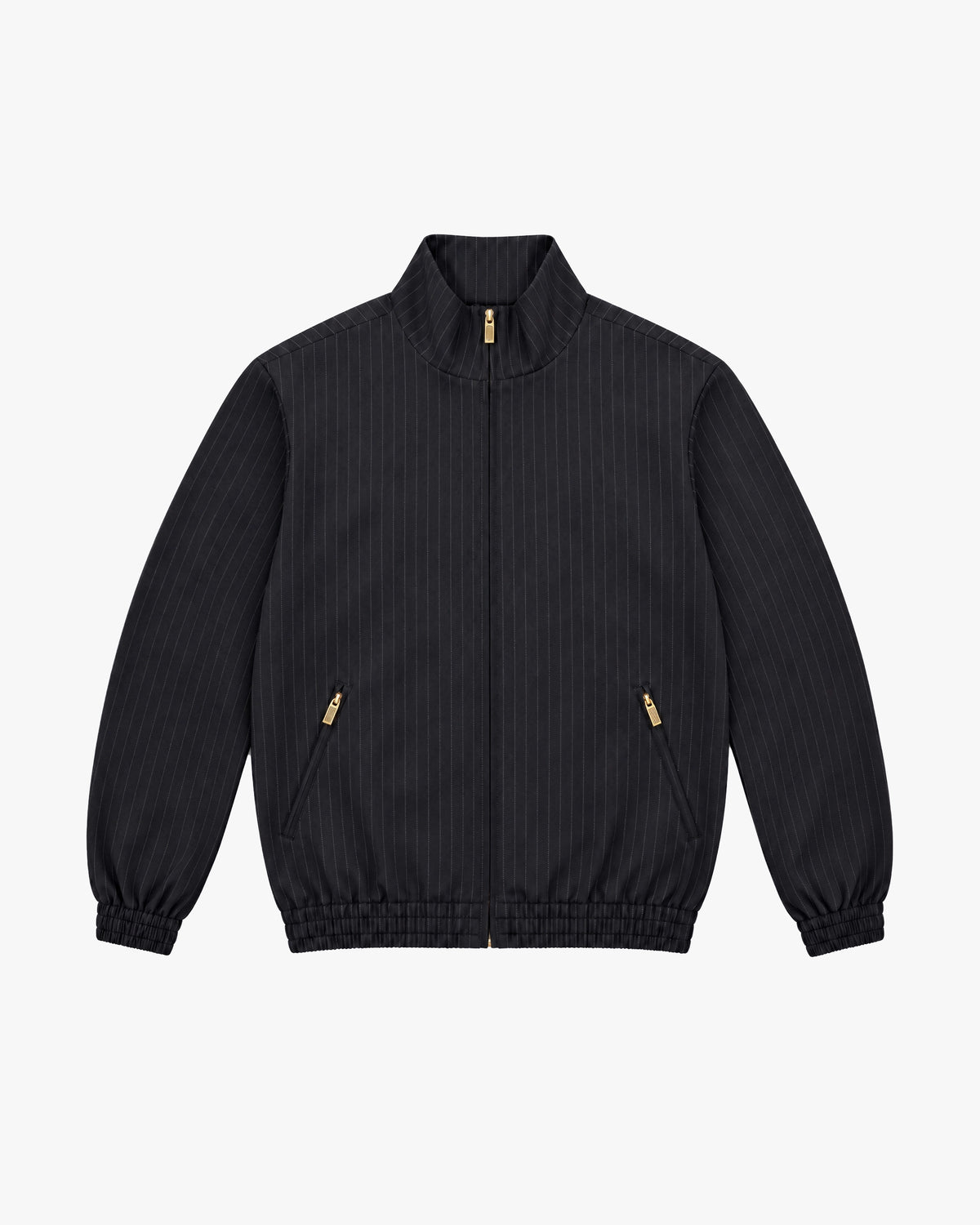 Pinstriped Blouson Jacket