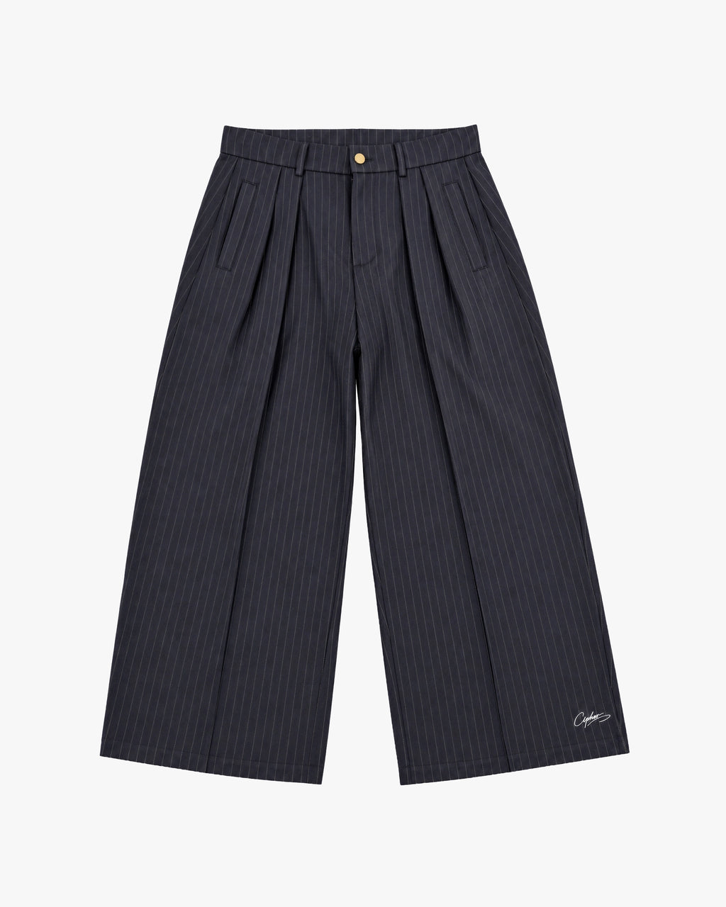 Pinstripe Tailored Trousers